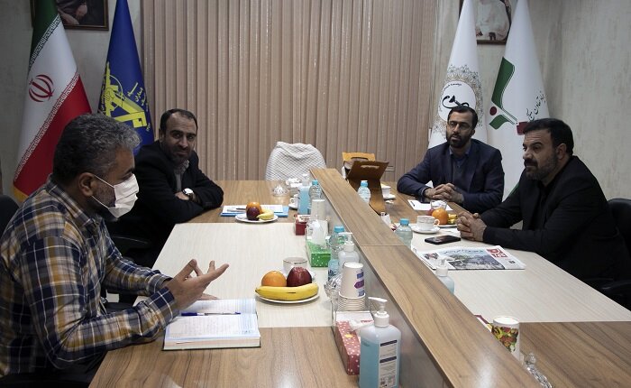 حضور نماینده مردم شهرستان بروجرد در مجلس شورای اسلامی در ستاد مؤسسه خدمات درمانی بسیجیان