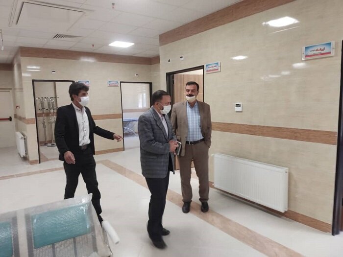 بازدید مدیرعامل مؤسسه خدمات درمانی بسیجیان از مرکز درمانی مهرشفا همدان