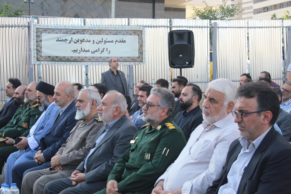 آیین کلنگ زنی مجتمع درمانی شهید سلیمانی